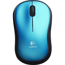 LOGITECH - Mouse Óptico, Logitech, 910-003636, M185, USB, Inalámbrico, Azul