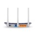 TP LINK - Router, TP-Link, ARCHER C20, Inalámbrico, 2.4GHz, 5GHz, 4 puertos LAN 10/100, 1 puerto WAN 10/100, 3 antenas fijas omnidireccionales
