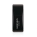 TP LINK - Tarjeta de Red, Mercusys, MW300UM, USB, Wireless N, Hasta 300 Mbps, Negro
