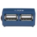 MANHATTAN - Concentrador USB 2.0, Manhattan, 160605, HUB, 4 puertos, Micro