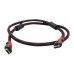 GHIA - Cable HDMI, Ghia, GCB-020, 1 m, Cobre, Blister, Negro, Rojo