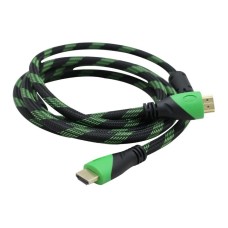GHIA - Cable HDMI, Ghia, GCB-022, 2 m, Cobre, Bolsa, Negro, Verde