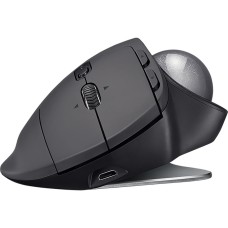 LOGITECH - Mouse Óptico, 910-005177, MX ERGO, Inalámbrico, USB, Negro