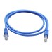GHIA - Cable de Red, Ghia, GCB-009, UTP, CAT 5E, 1 m, Azul