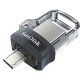 Memoria USB 3.0, SanDisk, SDDDC3-016G-G46, 16 GB, OTG, Negro - Plata
