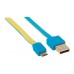 MANHATTAN - Cable USB 2.0, Manhattan, 391436, USB A, Micro USB B, 1 m, Azul