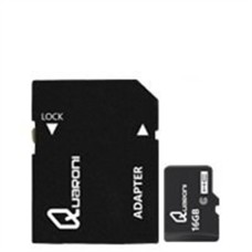 Memoria Micro SD, Quaroni, QMS10A-16G, 16 GB, Clase 10, Incluye Adaptador SD