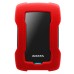ADATA - Disco Duro Externo, Adata, AHD330-2TU31-CRD, HD330, 2 TB, USB 3.1, Slim, Rojo