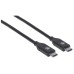 Cable USB-C, Manhattan, 355247, 2 m, Negro MANHATTAN - Cable USB-C, Manhattan, 355247, 2 m, Negro