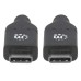 Cable USB-C, Manhattan, 355247, 2 m, Negro MANHATTAN - Cable USB-C, Manhattan, 355247, 2 m, Negro