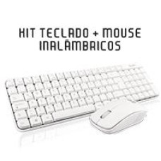 GHIA - Kit Teclado y Mouse, Ghia, GT4000WG, Inalámbrico, USB, Español, Blanco