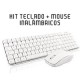 Kit Teclado y Mouse, Ghia, GT4000WG, Inalámbrico, USB, Español, Blanco