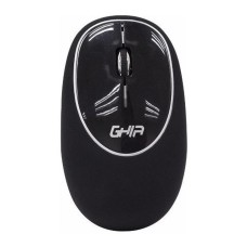 GHIA - Mouse, Ghia, GT100NN, Inalámbrico, Negro
