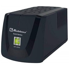 KOBLENZ - Regulador, Koblenz, ER-2000, 2000VA, 800W, 8 contactos, 134 Joules, Negro