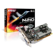 Tarjeta de Video, MSI, N210-MD1G/D3, 1GB GDDR3, 1xHDMI, 1xDVI, PCI Express x16 2.0