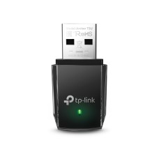 TP LINK - Tarjeta de Red, TP-Link, Archer T3U, Mini Adaptador USB, Wireless ac, Dual Band, USB 3.0, Negro