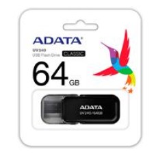 ADATA - Memoria USB 2.0, Adata, AUV240-64G-RBK, 64 GB, Negro