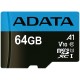 Memoria SDXC, Adata, AUSDX64GUICL10A1-RA1, 64GB, Clase 10, A1, Adaptador