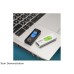 ADATA - Memoria USB 3.1, Adata, AUV320-128G-RWHGN, 128 GB, Blanco/Verde