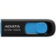 Memoria USB 3.0, Adata, AUV128-128G-RBE, 128 GB, Negro/Azul