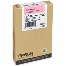 EPSON - Cartucho de Tinta, Epson, T603C00, Magenta Claro, 220 ml