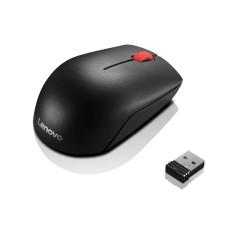 Mouse Óptico, Lenovo, 4Y50R20864, Inalámbrico, Wireless Compact, Nano USB, Negro