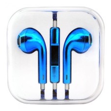 Audífonos con Micrófono, Brobotix, 611227, Alambrico, 3.5 mm, Azul