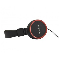 Audífonos con Micrófono, Naceb, NA-0310R, Alambrico, 3.5 mm, Negro, Rojo