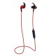 Audífonos con Micrófono, Brobotix, 497486, Inalambrico, Bluetooth, MicroSD, Rojo