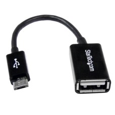 StarTech - Cable USB, StarTech, UUSBOTG, USB A a Micro USB B, OTG, Negro