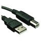 Cable USB 2.0, Brobotix, 102303, Tipo A a Tipo B, Negro