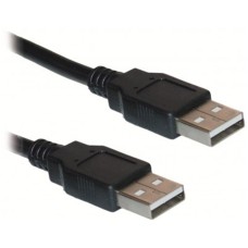 - Cable de Datos, Brobotix, 206887, USB 2.0, USB A a USB A, 1.8 m, Negro