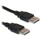 Cable de Datos, Brobotix, 206887, USB 2.0, USB A a USB A, 1.8 m, Negro