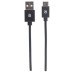 Cable de Datos, Manhattan, 354936, USB C a USB A, 3 m, Negro MANHATTAN - Cable de Datos, Manhattan, 354936, USB C a USB A, 3 m, Negro