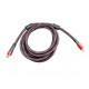 Cable HDMI, Naceb, NA-051, 3 m, Negro, Rojo