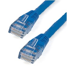 Cable de Red, StarTech, C6PATCH3BL, CAT6, 90cm, Azul