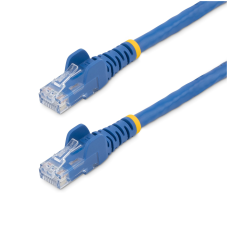 STARTECH - Cable de Red, StarTech, N6PATCH1BL, UTP, CAT6, RJ45, 30 cm, Sin Enganches, Azul