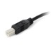 StarTech - Cable USB, StarTech, USB2HAB30AC, USB A a USB B, Impresora, 10 m, Negro