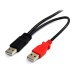 StarTech - Cable USB, StarTech, USB2HABMY6, Mini USB B a 2x USB A, Para HDD Externos