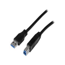 STARTECH - Cable USB 3.0, StarTech, USB3CAB2M, USB A a USB B, 2 m, Negro
