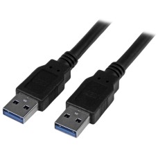 STARTECH - Cable USB 3.0, StarTech, USB3SAA6BK, USB A Macho a USB A Macho, 1.8 m, Negro