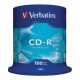 CD-R, Verbatim, VB95252, Imprimibles, 100 Discos