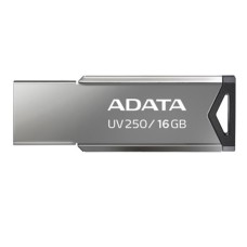 Memoria USB 2.0, Adata, AUV250-16G-RBK, 16 GB, Plata