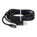 GHIA - Cable USB 2.1, Ghia, GAC-149, USB A, Lightning, 2 m, Negro