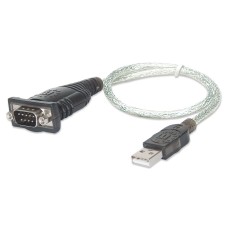 Cable Convertidor, Manhattan, 205146, Serial DB9 Macho a USB