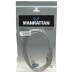 MANHATTAN - Cable de Extensión USB, Manhattan, 340502, Tipo A Macho a Tipo A Hembra, 4.5 m, Plata