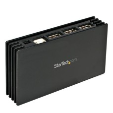 STARTECH - Concentrador USB 2.0, StarTech, ST7202USB, HUB, 7 Puertos, Compacto, Negro