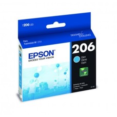 EPSON - Cartucho de Tinta, Epson, T206220-AL, T206, Cian
