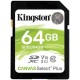 Memoria SD, Kingston, SDS2/64GB, 64 GB, Canvas Select Plus, Clase 10