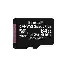 KINGSTON - Memoria SD, Kingston, SDCS2/64GB, 64 GB, Canvas Select Plus